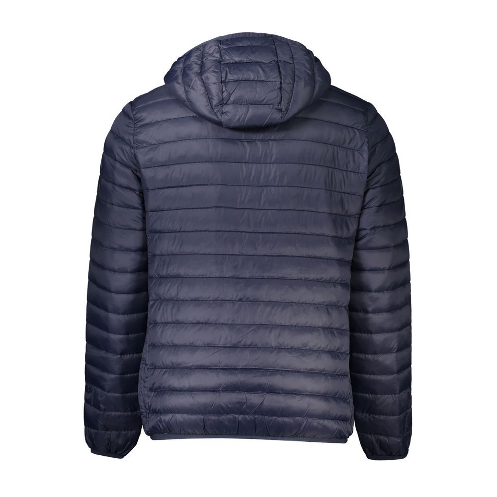 Cavalli Class Blue Polyamide Shell Men's Jacket
