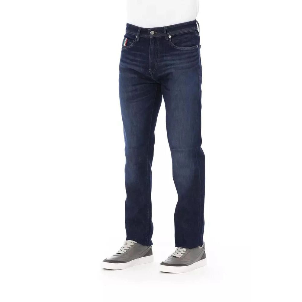 Baldinini Trend Blue Cotton Jeans Men's Denim