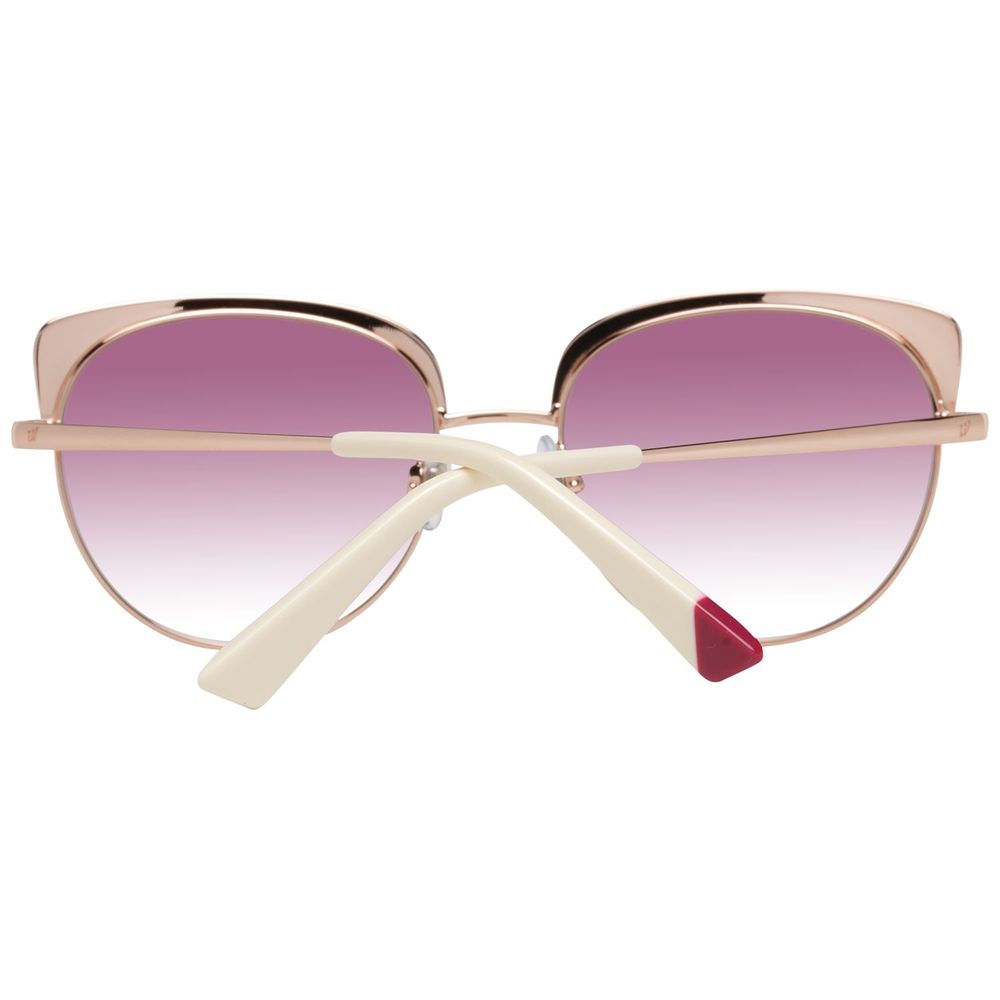 WEB EYEWEAR Rose Gold Metal Women's Sunglasses