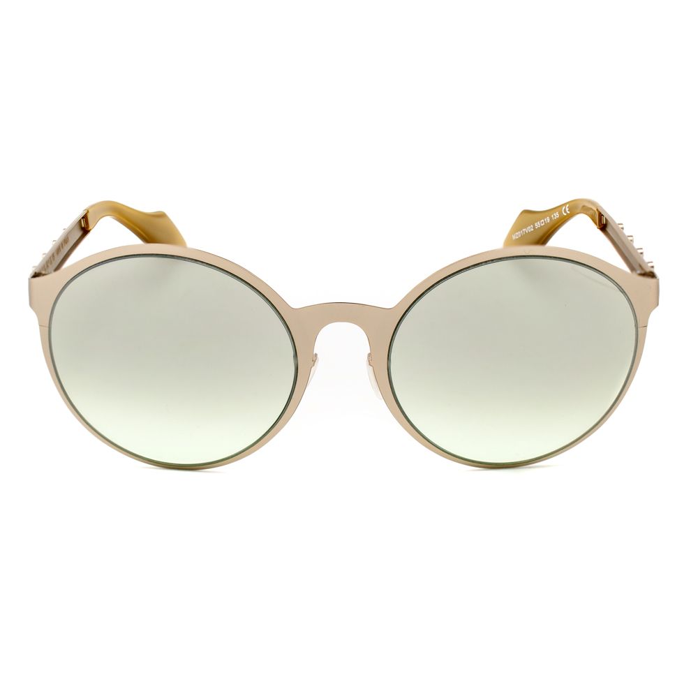 MILA ZB Gold Metal Women's Sunglasses