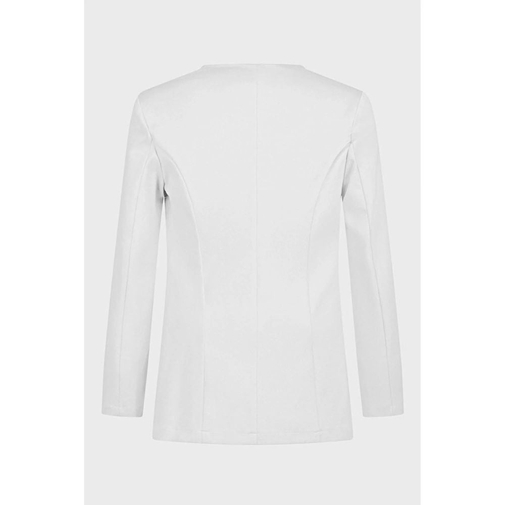 19V69 Italia White Viscose Women's Blazer