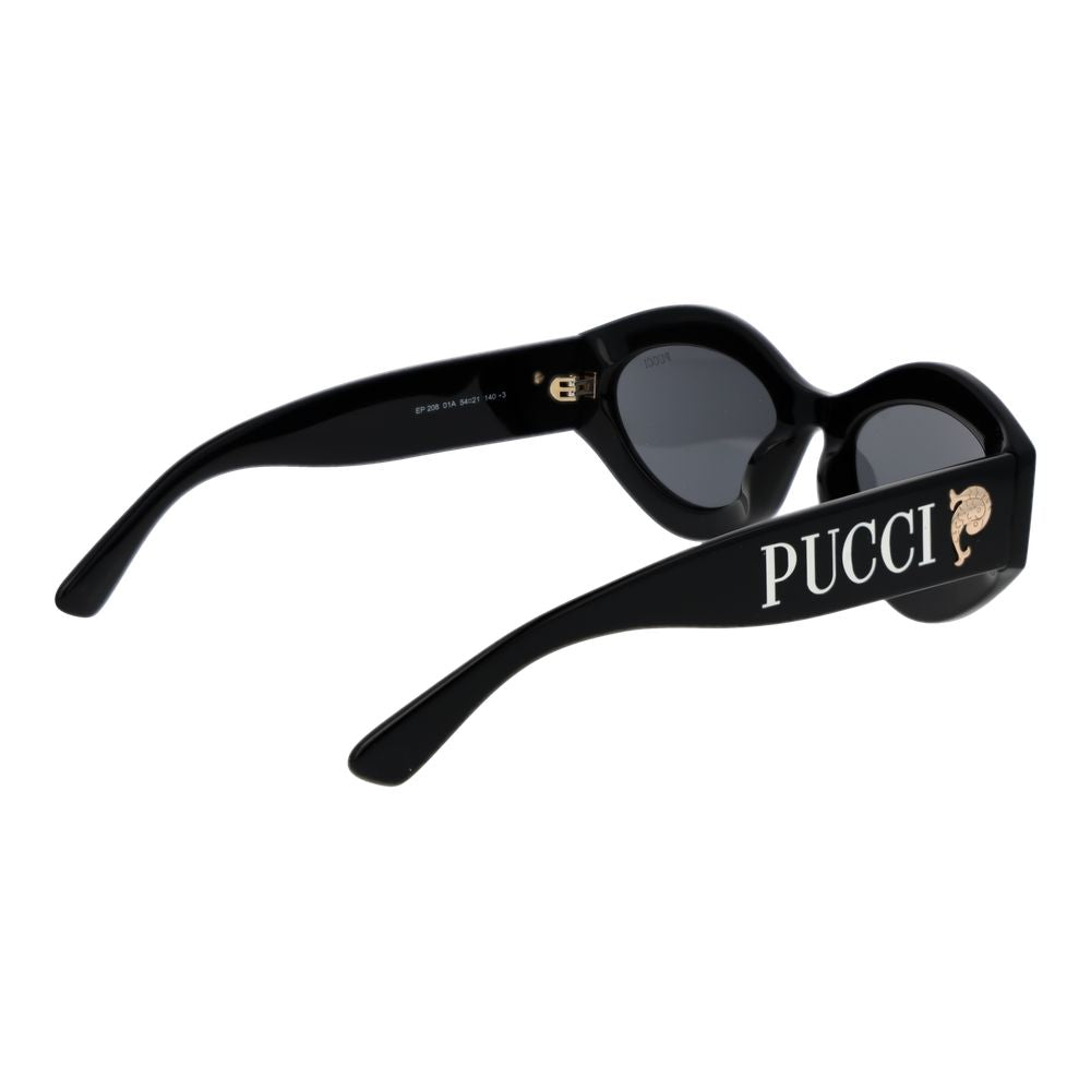 Emilio Pucci Black Acetate Women's Sunglasses