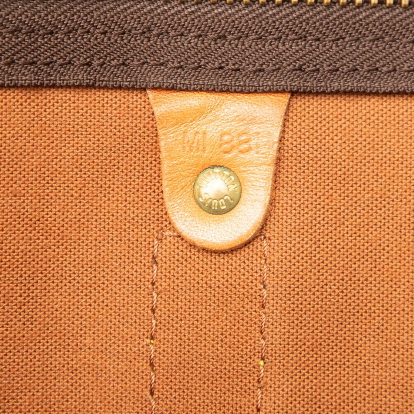 Louis Vuitton Brown Pvc Leather Boston Bag (Pre-Owned)