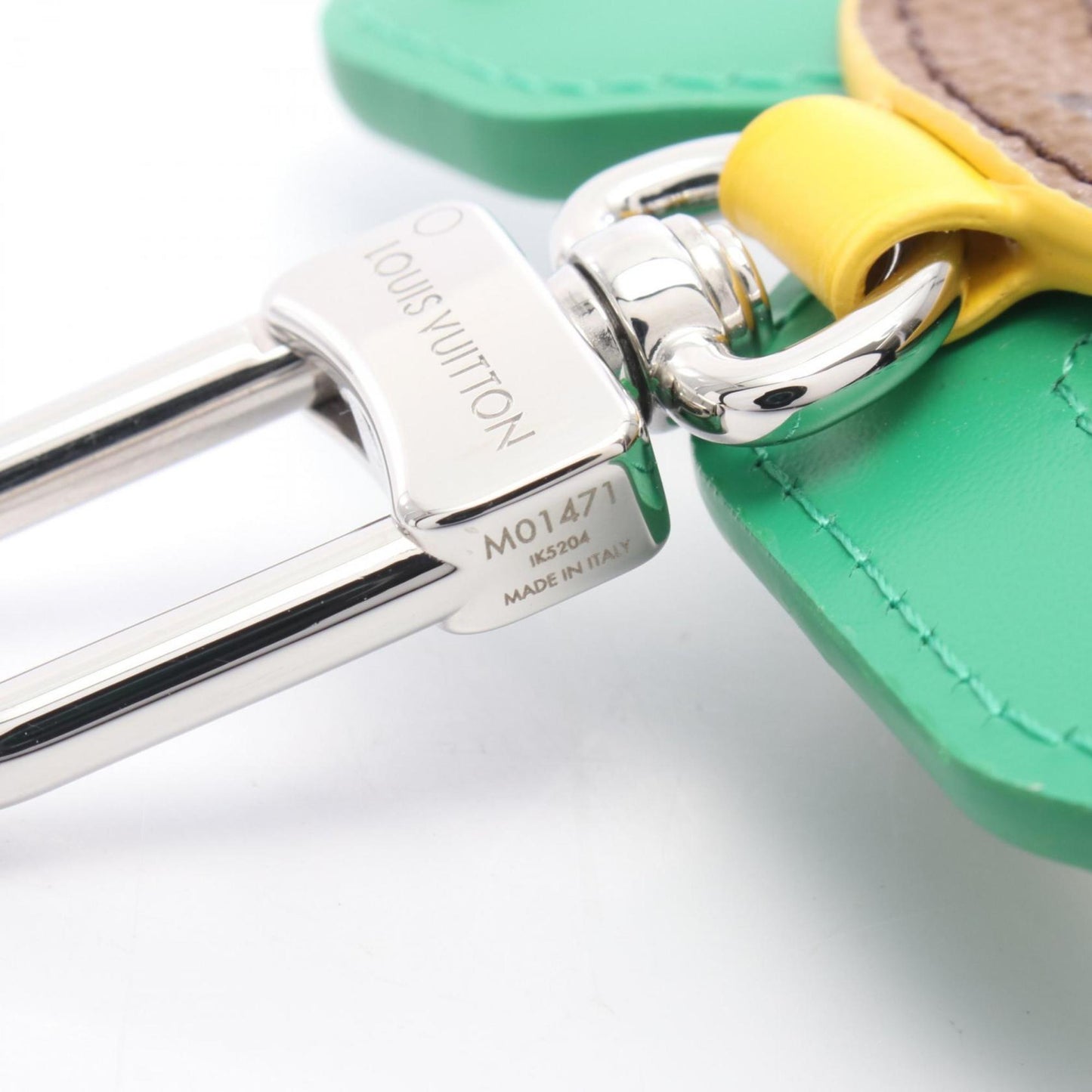 Louis Vuitton Brown Green Yellow Monogram Reverse Coated Canvas Pvc Leather Coin Purse/Coin Case (Pre-Owned)