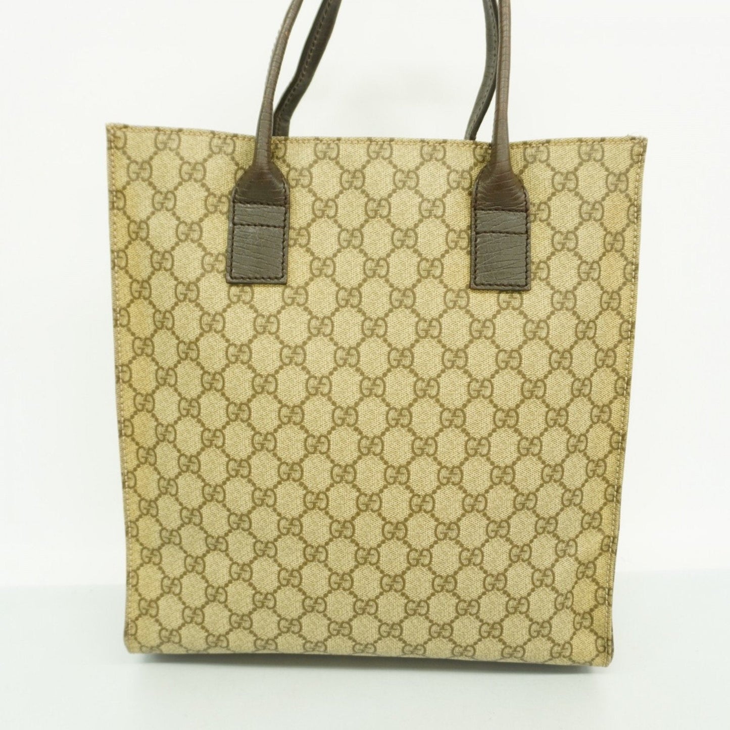 Gucci Brown Pvc Tote Bag (Pre-Owned)