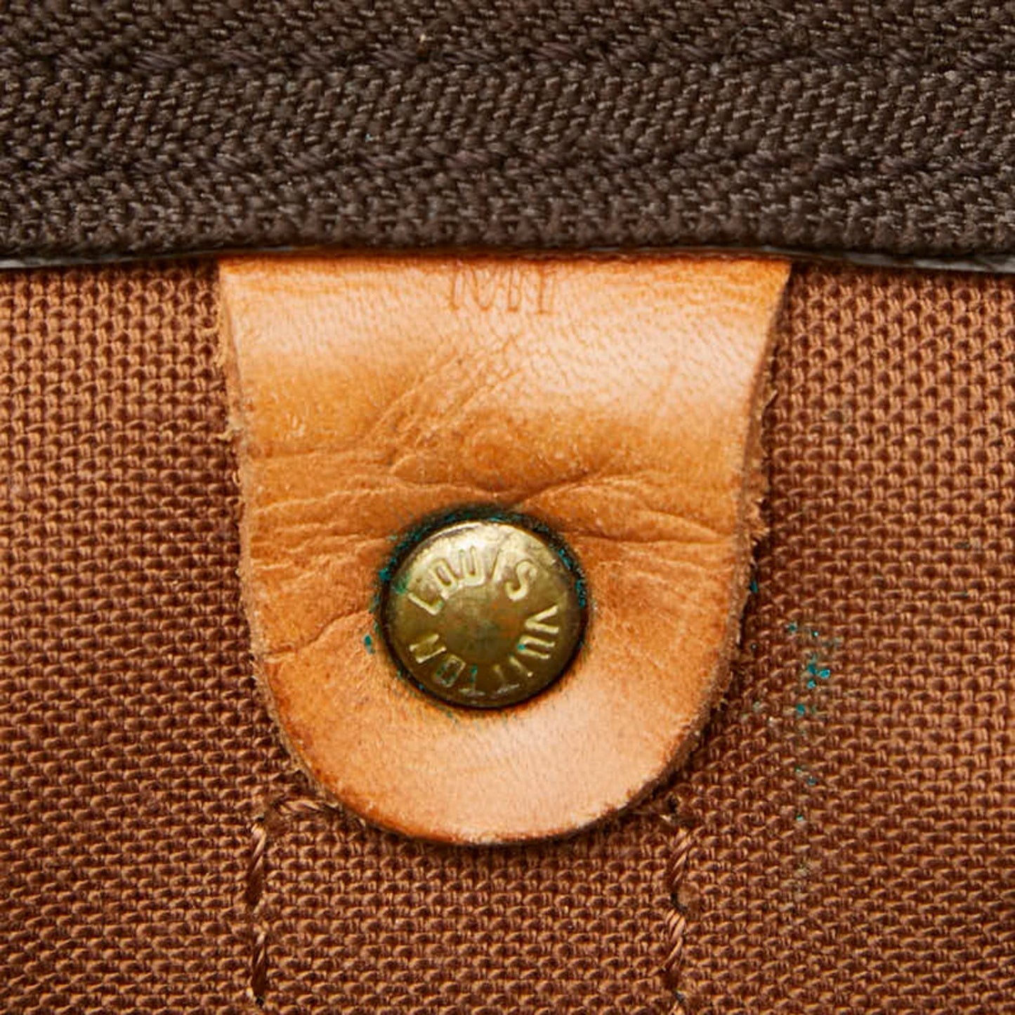 Louis Vuitton Brown Pvc Leather Boston Bag (Pre-Owned)