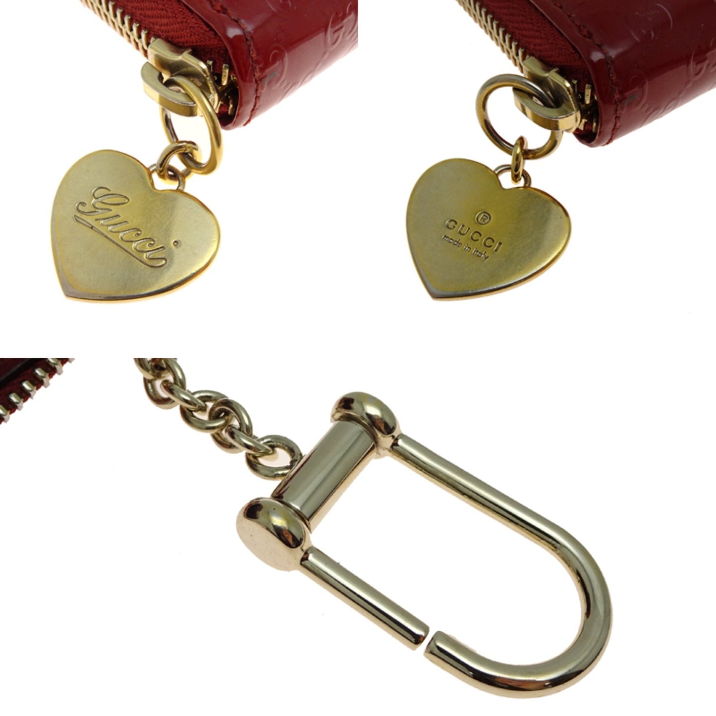 Gucci Red Color Coin Purse/Coin Case (Pre-Owned)