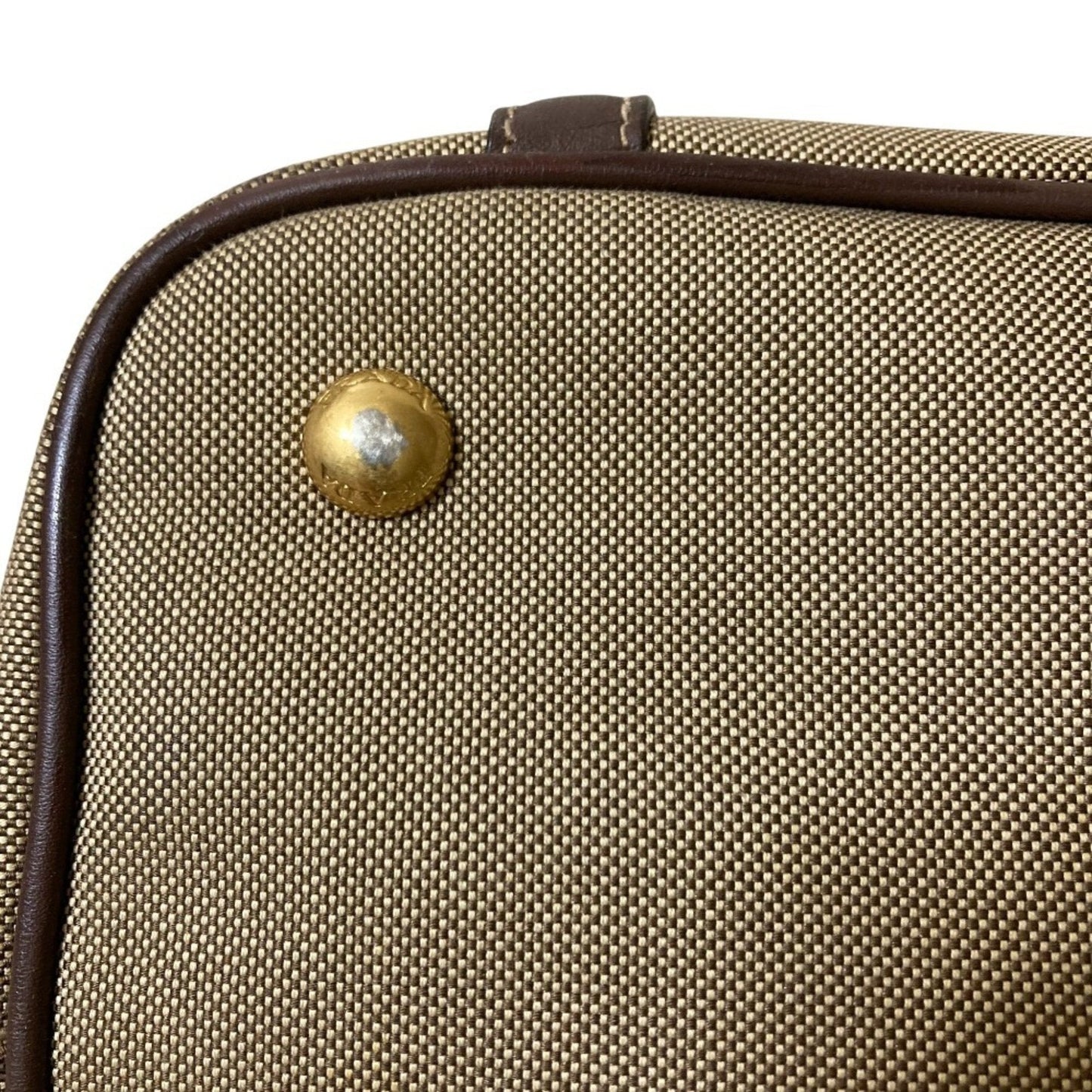 Prada Khaki Brown Handbag Tote Bag (Pre-Owned)