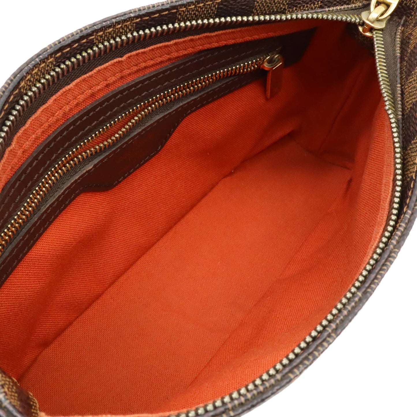 Louis Vuitton Brown Pvc Pochette Shoulder Bag (Pre-Owned)