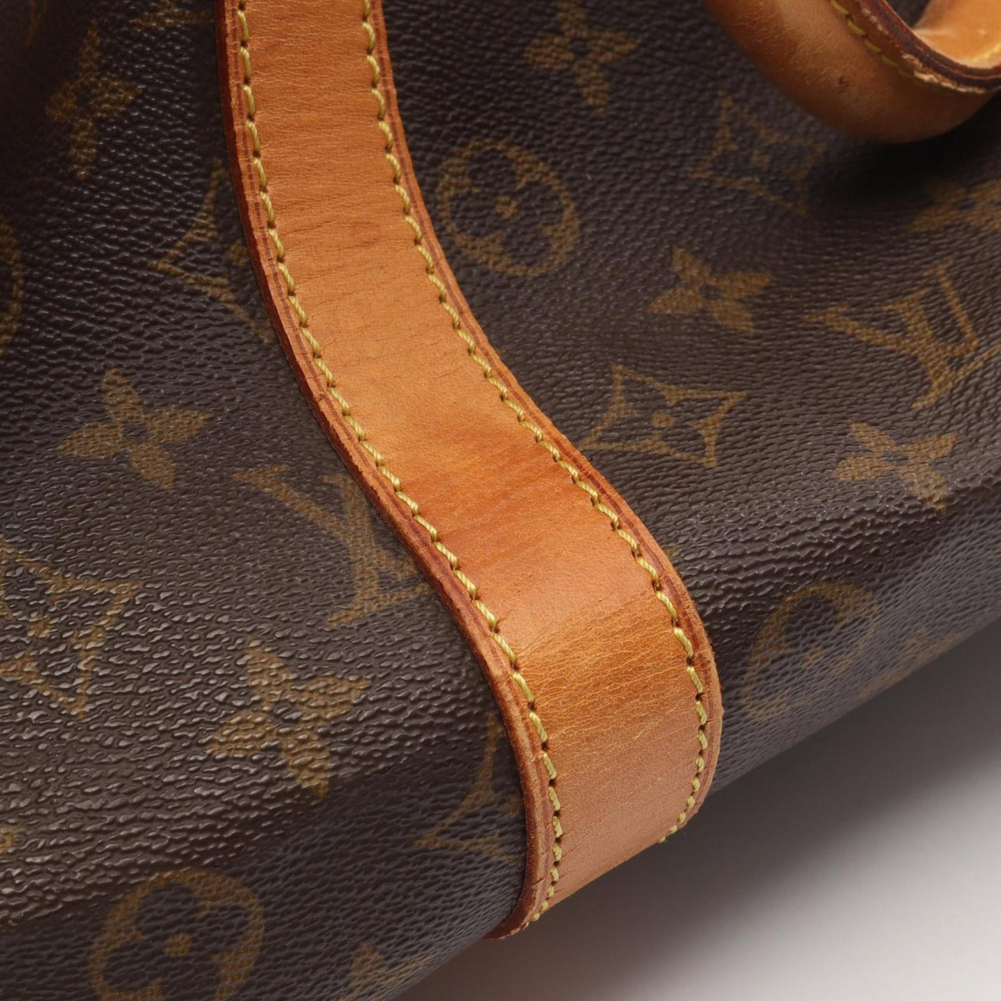 Louis Vuitton Brown Pvc Leather Boston Bag (Pre-Owned)