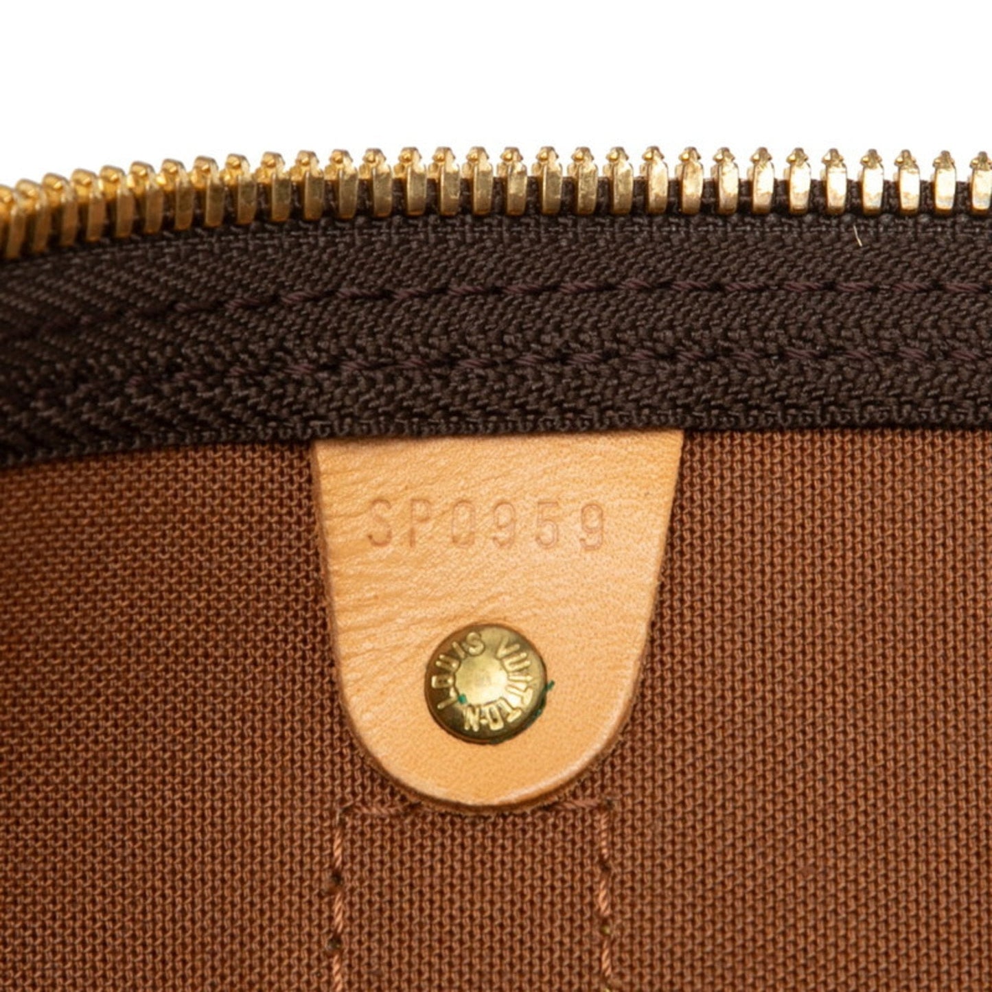 Louis Vuitton Brown Pvc Leather Boston Bag Shoulder Bag (Pre-Owned)