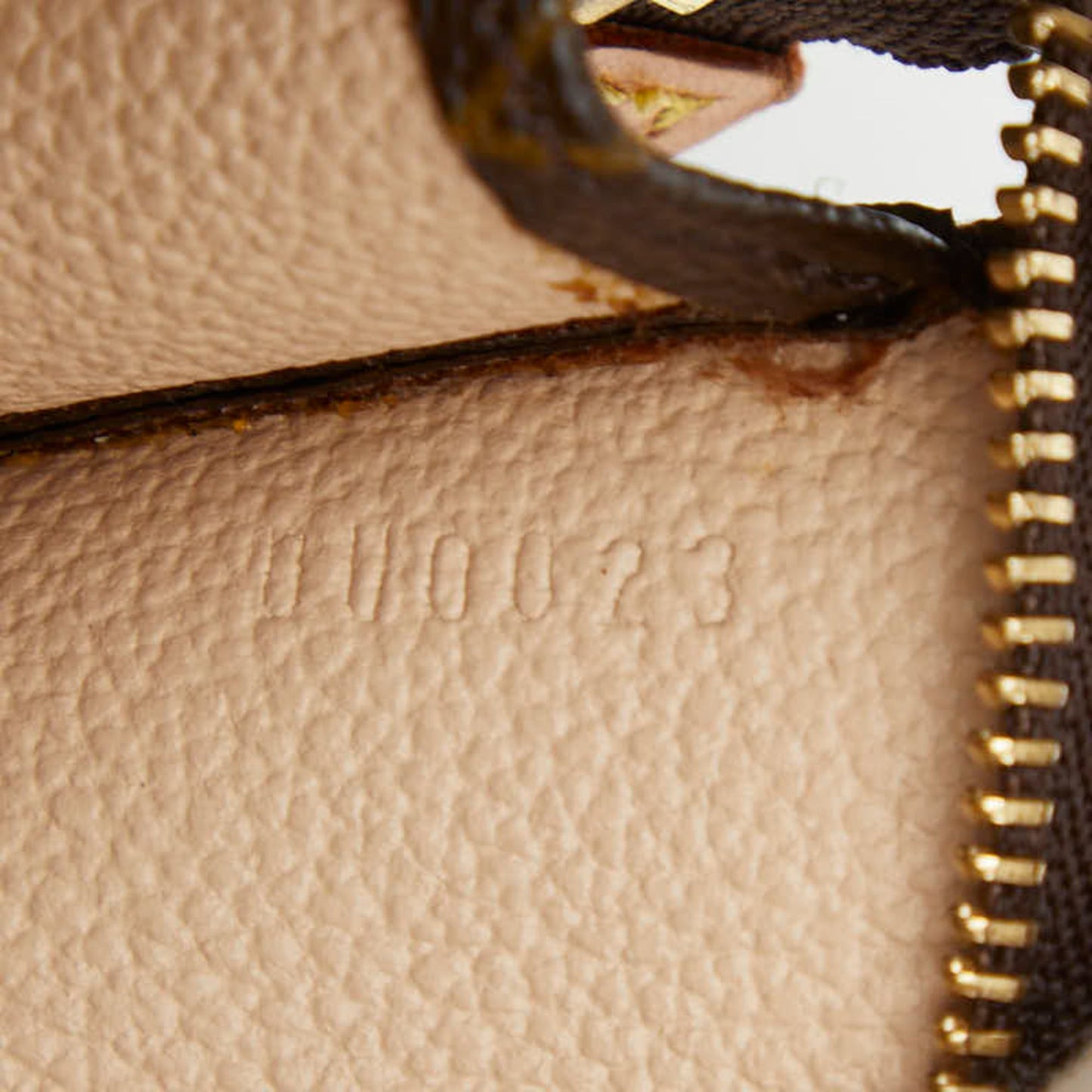 Louis Vuitton Brown Pvc Leather Pochette Pouch (Pre-Owned)