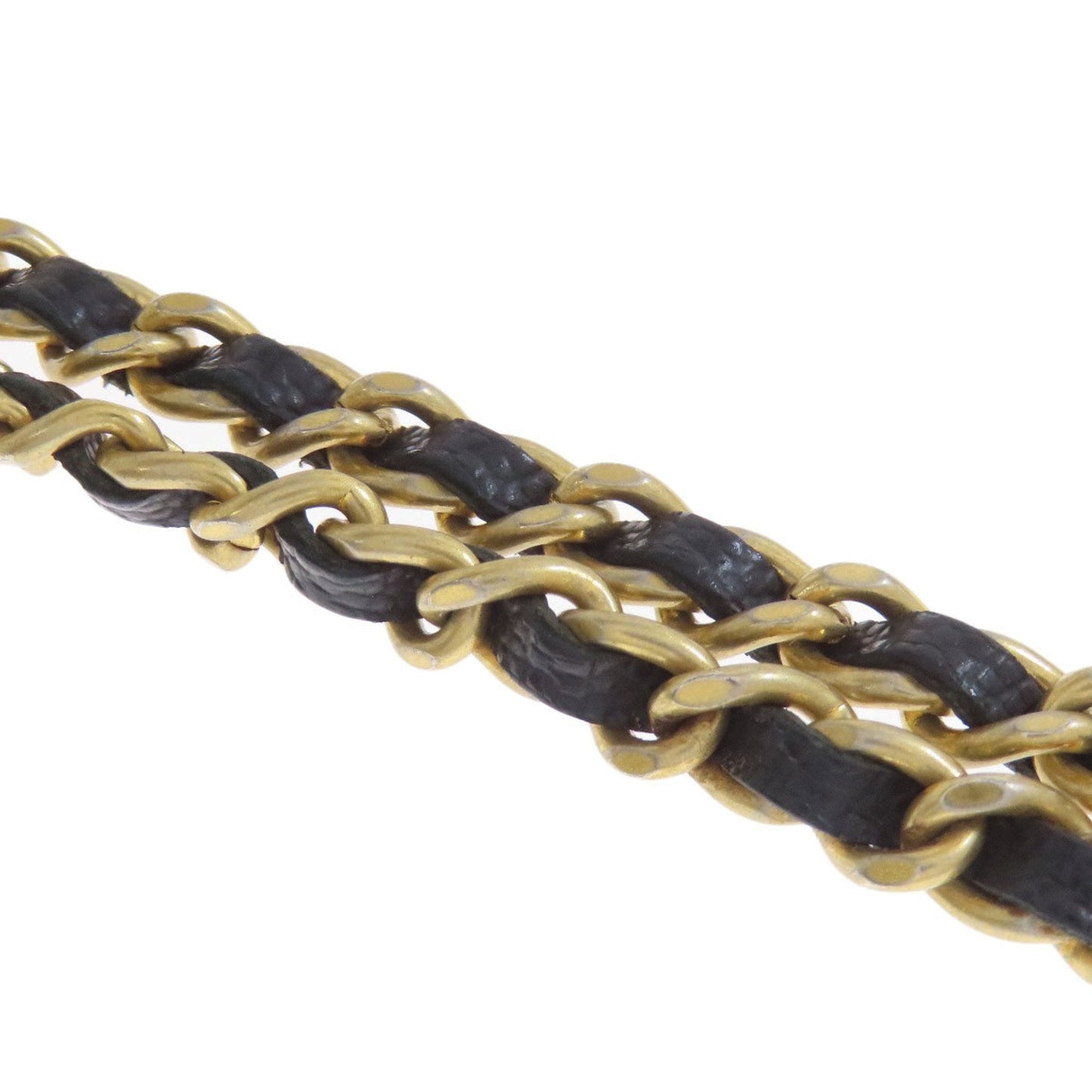 Chanel Matelasse Black Leather Chain/Shoulder Wallet (Pre-Owned)