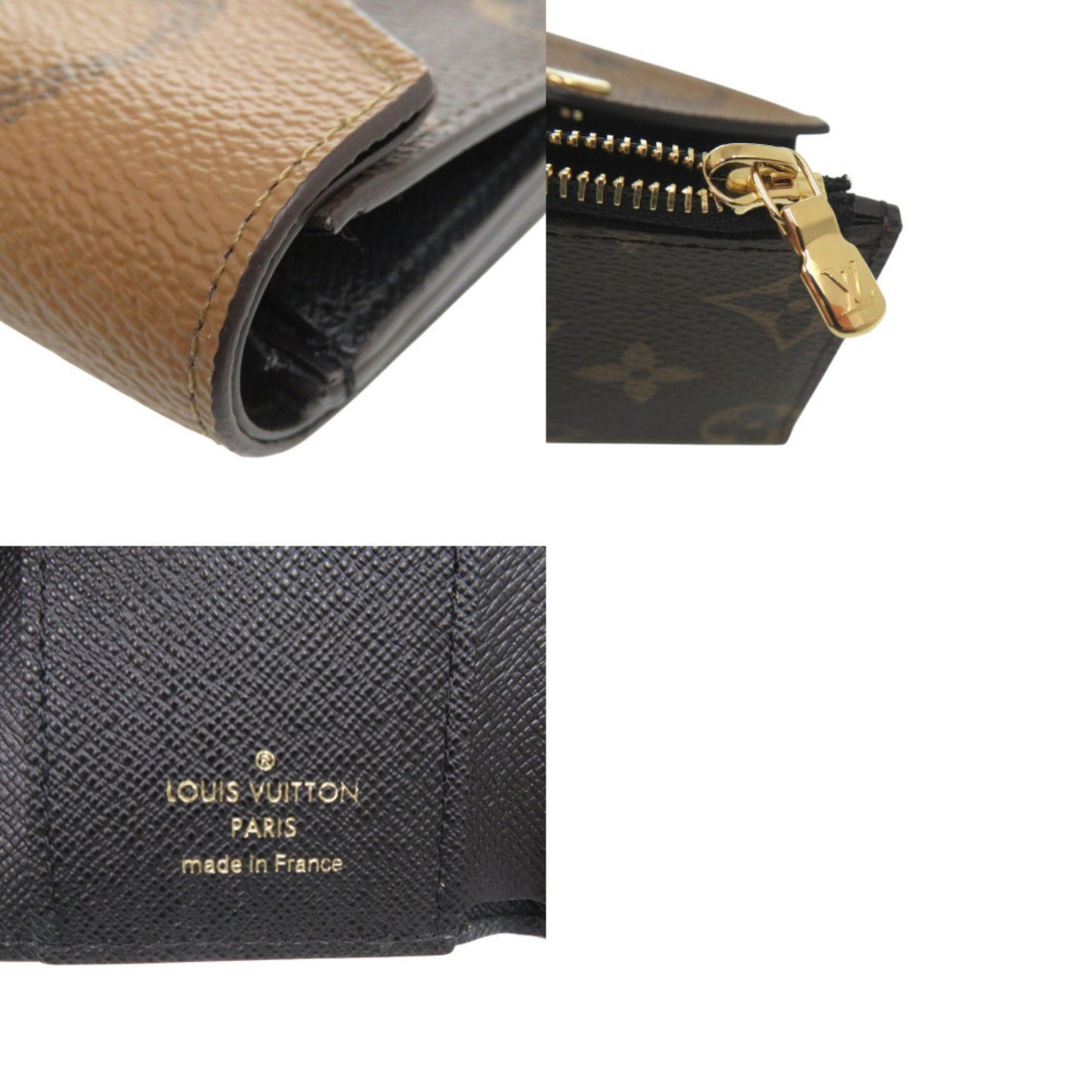 Louis Vuitton Brown Monogram Monogram Wallet (Tri-Fold) (Pre-Owned)