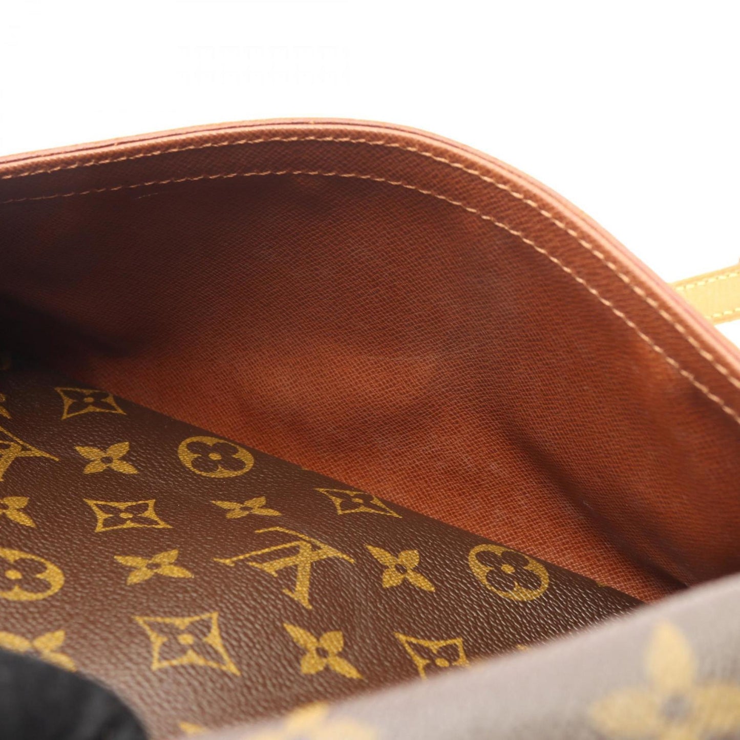 Louis Vuitton Brown Pvc Leather Shoulder Bag (Pre-Owned)