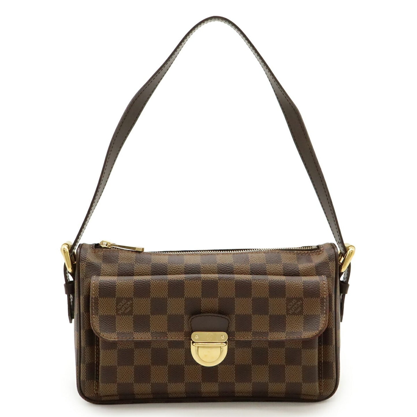 Louis Vuitton Brown Pvc Shoulder Bag (Pre-Owned)