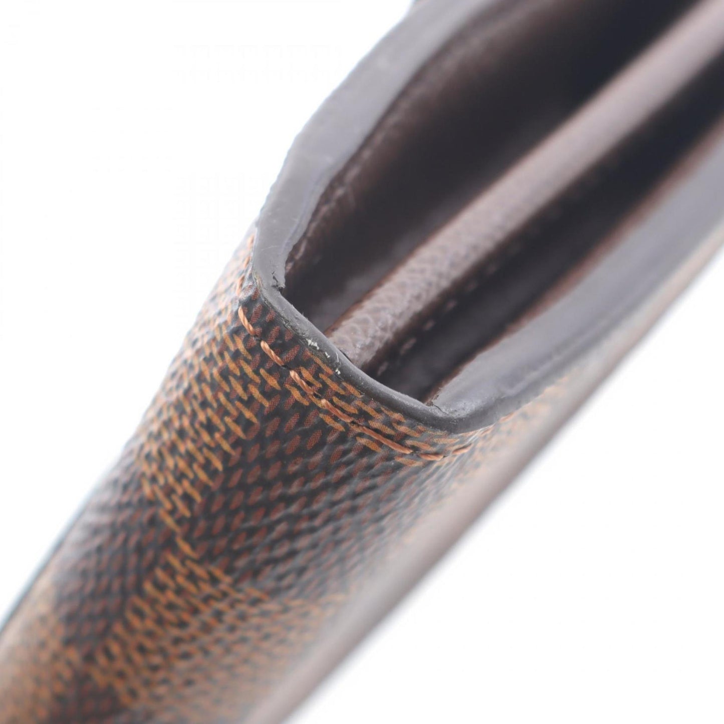 Louis Vuitton Brown Damier Canvas Pvc Leather Long Wallet (Bi-Fold) (Pre-Owned)