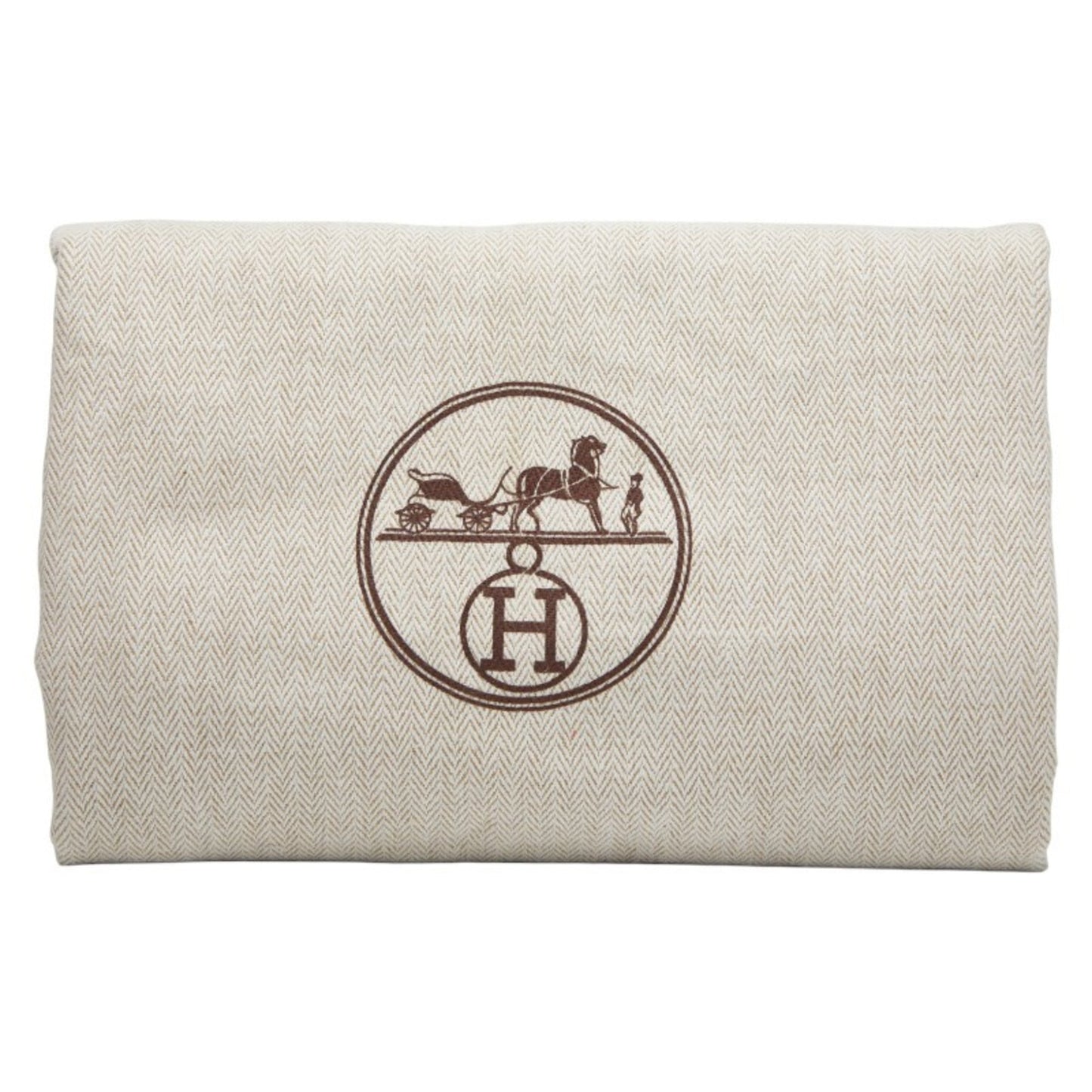 Hermes Beige Etoupe Gray Negonda Leather Handbag Tote Bag (Pre-Owned)