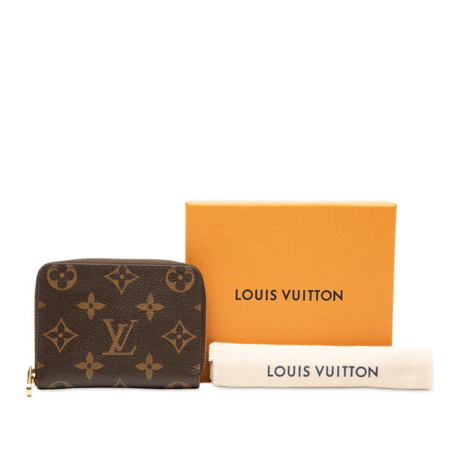 Louis Vuitton Brown Pvc Leather Long Wallet (Bi-Fold) (Pre-Owned)