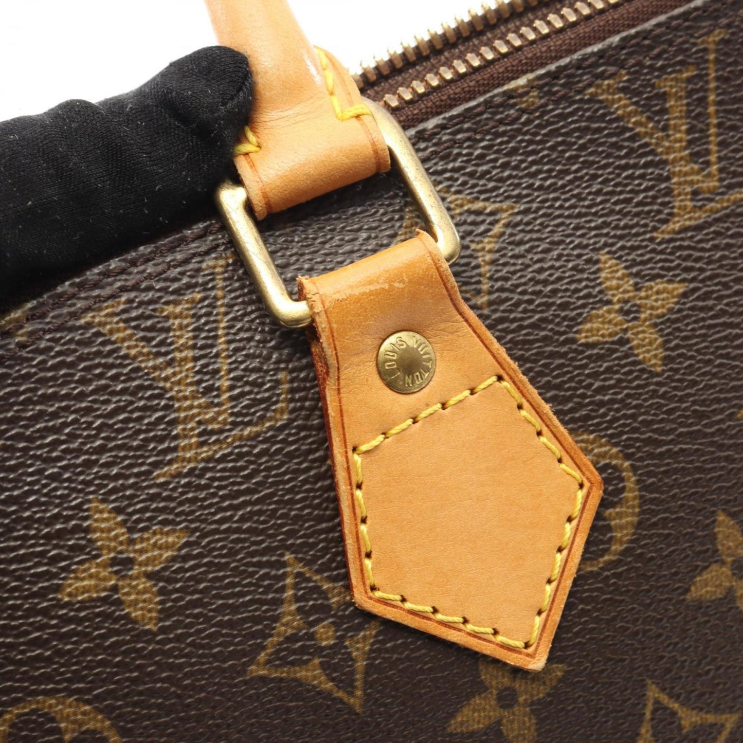 Louis Vuitton Brown Pvc Leather Handbag (Pre-Owned)