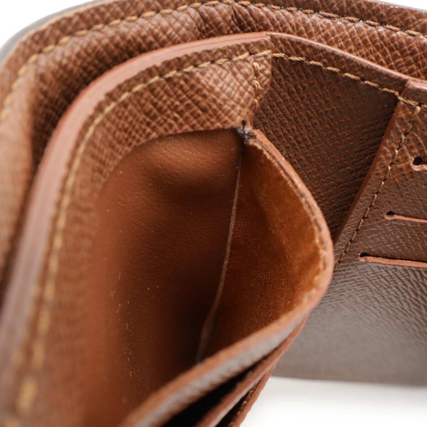 Louis Vuitton Brown Pvc Wallet (Tri-Fold) (Pre-Owned)