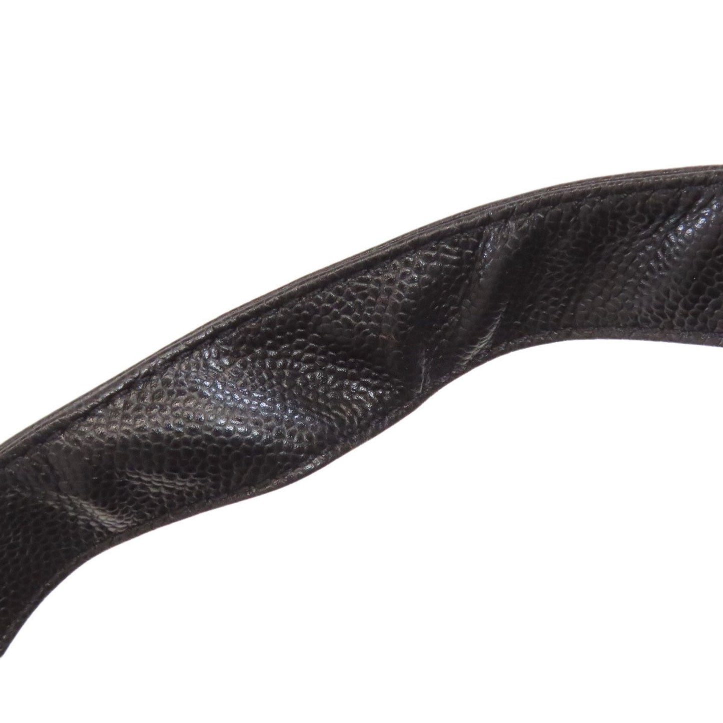 Chanel Black Leather Tote Bag (Pre-Owned)