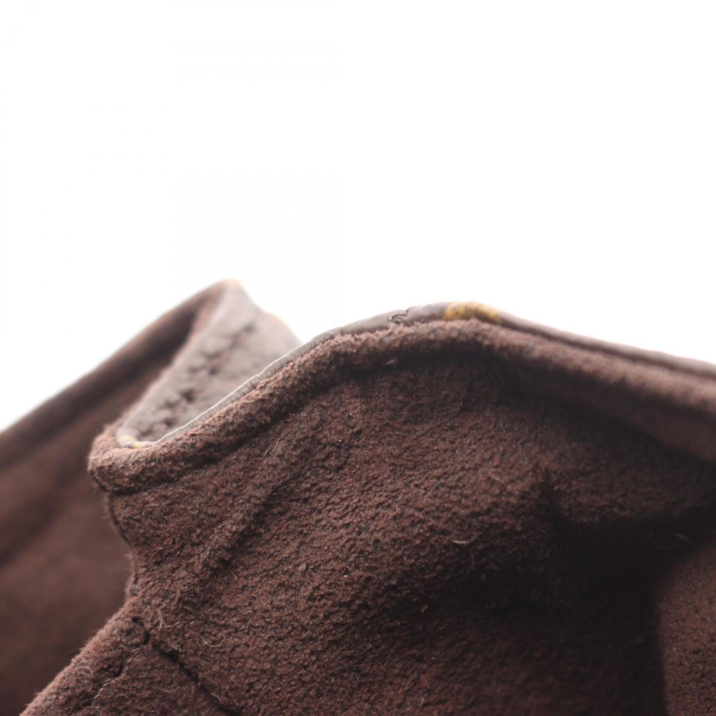 Louis Vuitton Brown Pvc Coated Canvas Leather Handbag Pochette (Pre-Owned)