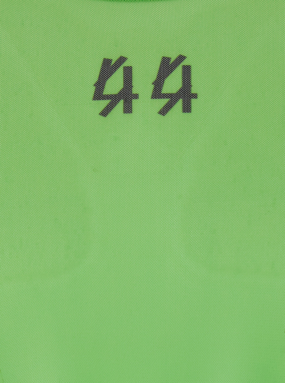 44 Label Group Men Green Turtleneck Sweater With Semi-Sheer Design In Mesh Man