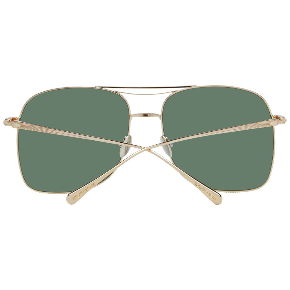 Scotch & Soda Gold Stainless Steel Women's Sunglasses