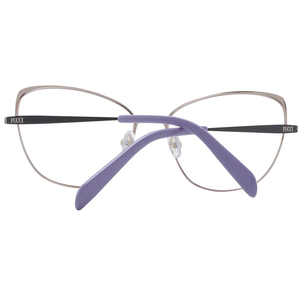Emilio Pucci Black Metal Glasses Women's (Frames)