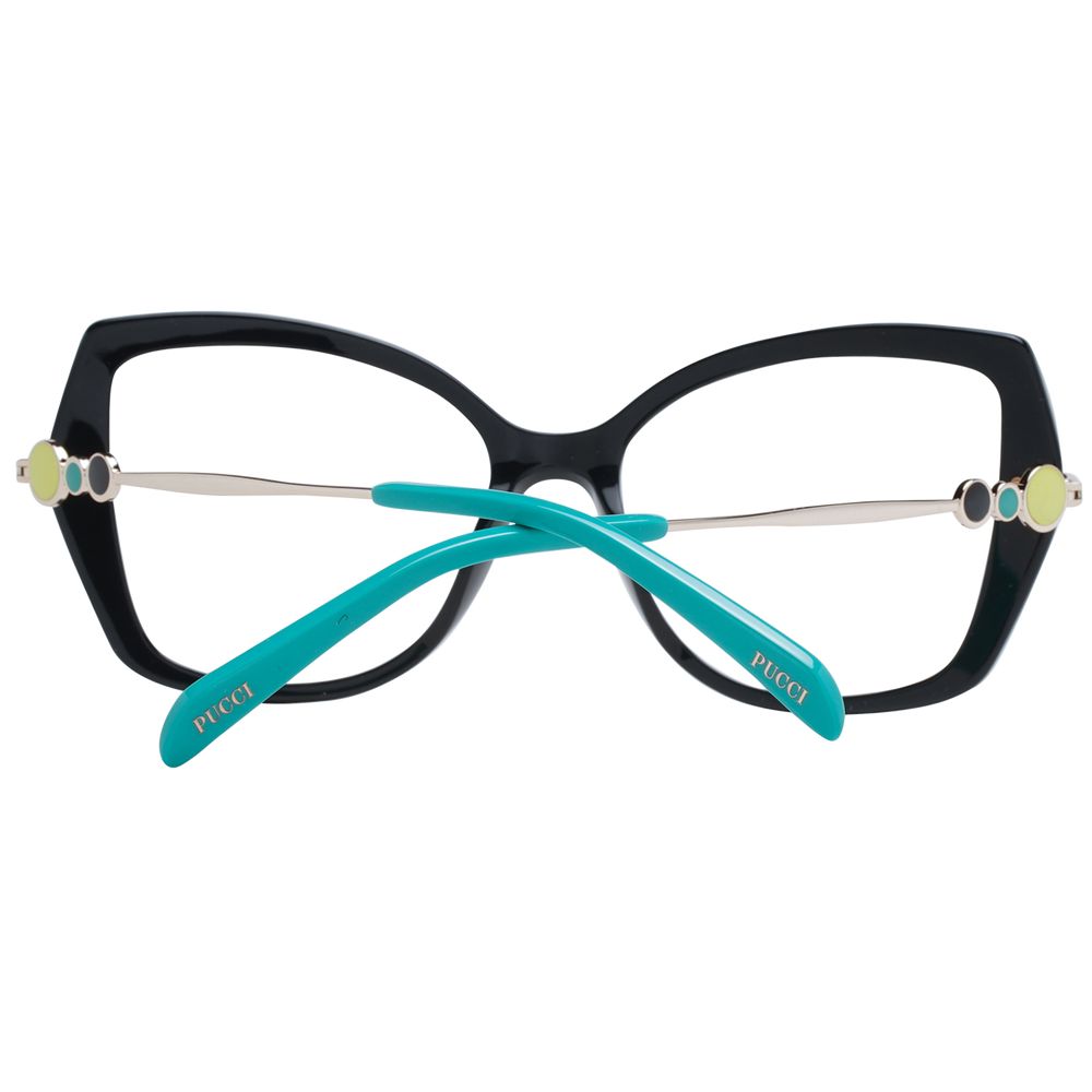 Emilio Pucci Black Plastic Glasses Women's (Frames)