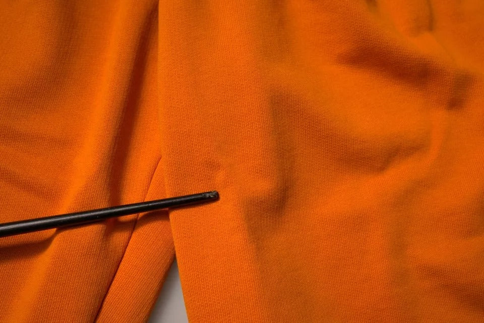 Dolce & Gabbana Orange Cotton Men Casual Cargo Bermuda Men's Shorts (Pre-Owned)