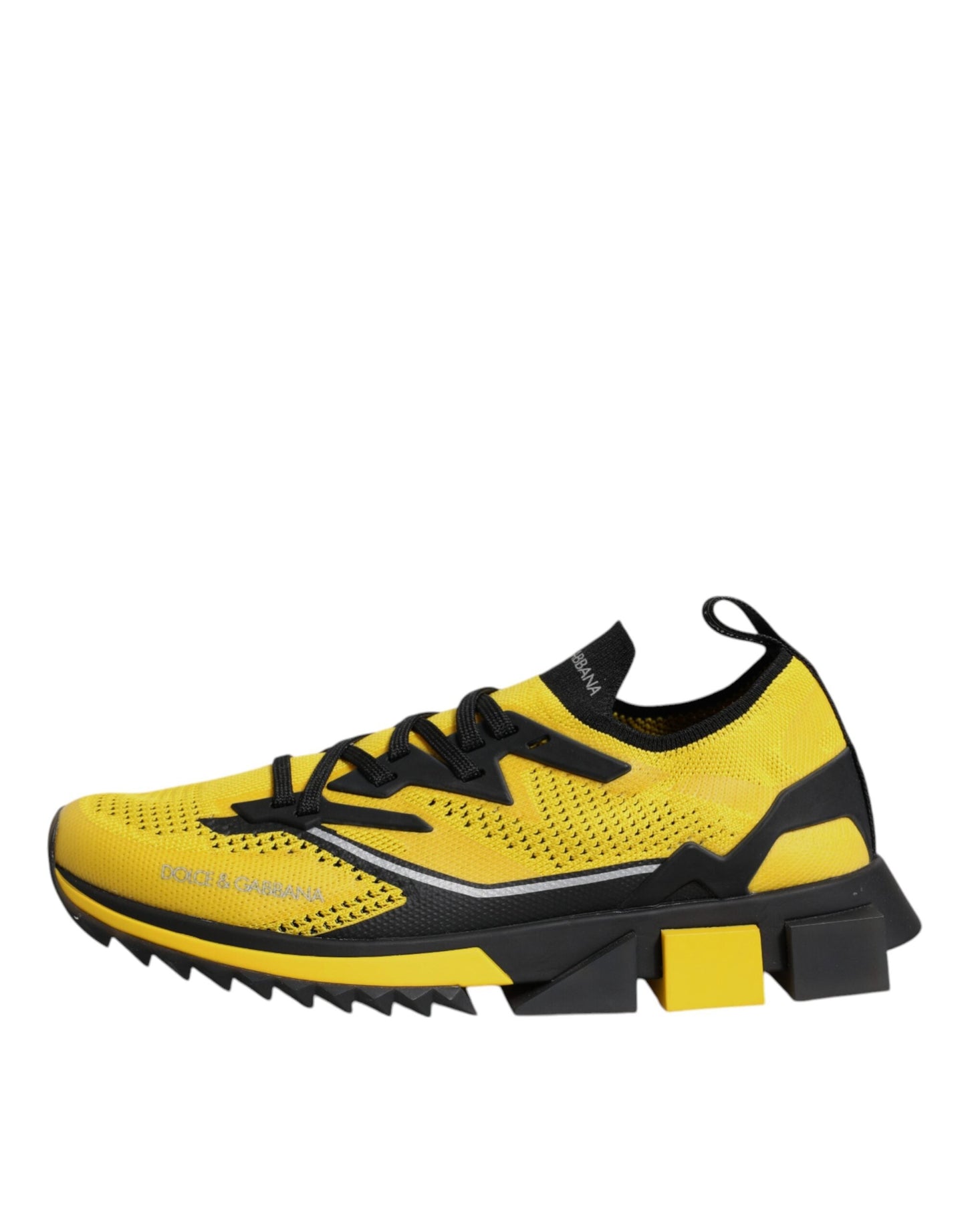 Dolce & Gabbana Yellow SORRENTO Sport Stretch Sneakers Men's Shoes