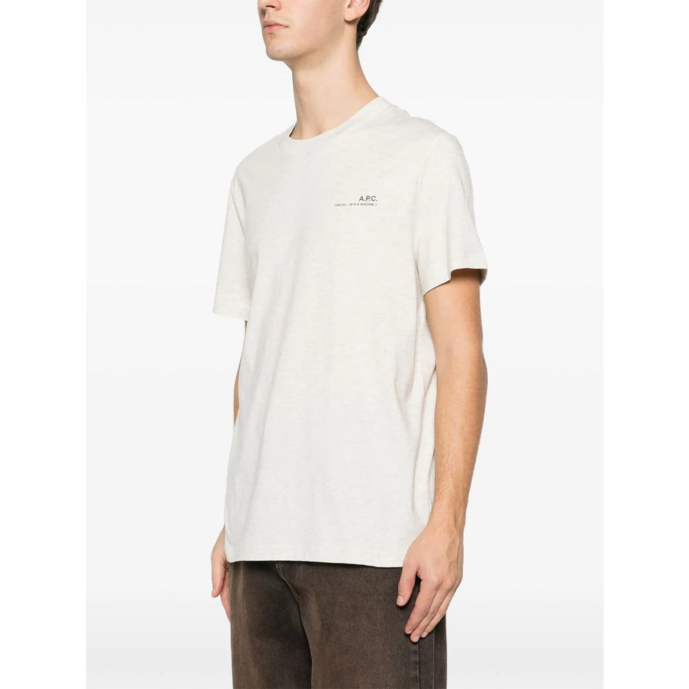 A.P.C. Neutrals T-Shirts & Vests - T-Shirts Men