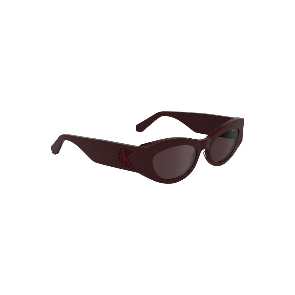 Calvin Klein Rosso Acetate Women Women's Sunglass