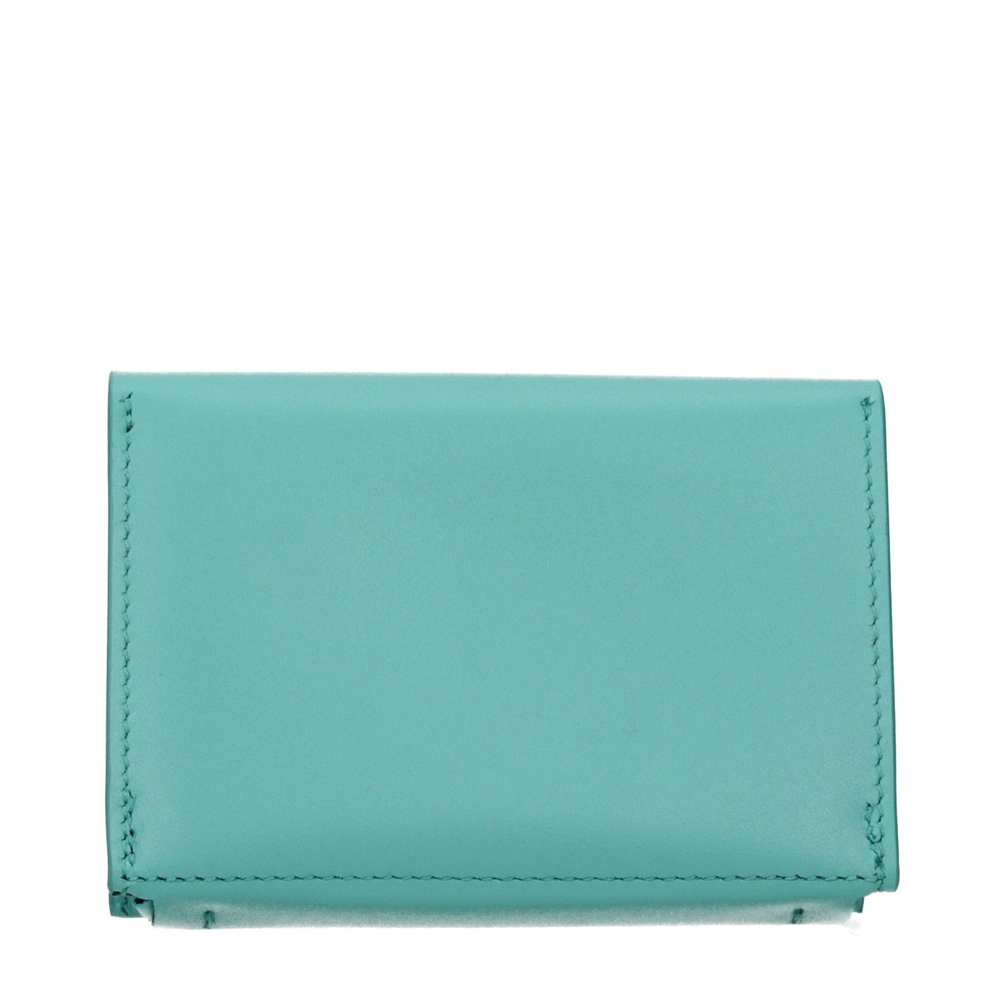 Jil Sander Green Leather Women's Cardholder