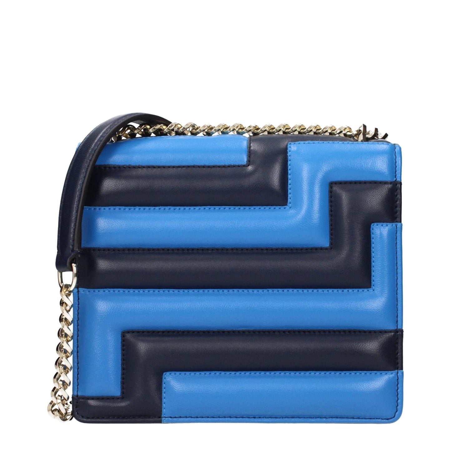 Jimmy Choo Blue Leather Shoulder Women's Bag