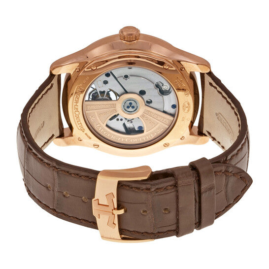 Jaeger LeCoultre Master Grand Tradition Tourbillon Beige Dial 18kt Rose Gold Brown Alligator Men's Watch Item No. Q1662510