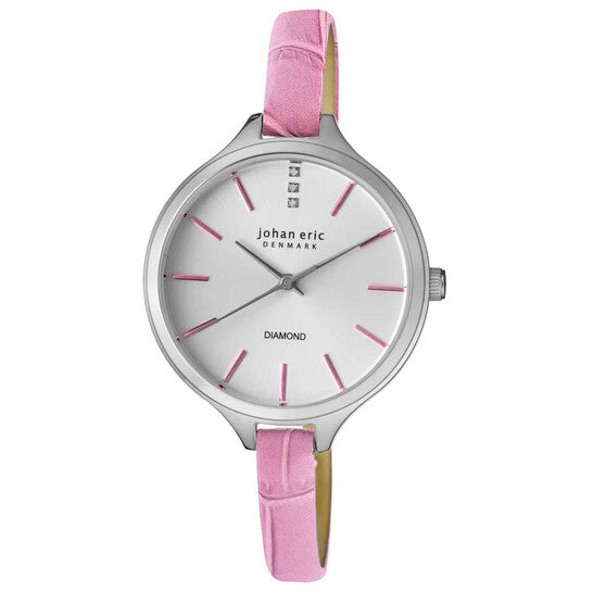 Johan Eric Herlev Slim White Dial Ladies Watch Item No. JE2100-04-001.13
