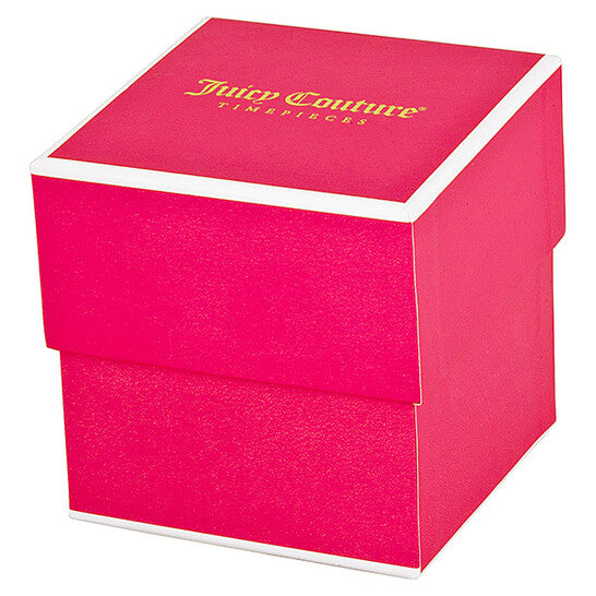 Juicy Couture Jetsetter Silver Dial Stainless Steel Swarovski Crystal Ladies Watch Item No. 1900958