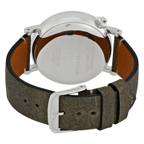 Longines Aviation Type A-7 USA Limited Edition Black Grained Dial Automatic Men's Watch L28234532 Item No. L2.823.4.53.2