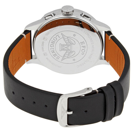 Longines Heritage Classic Chronograph Automatic Silver and Black Dial Men's Watch Item No. L2.830.4.93.0