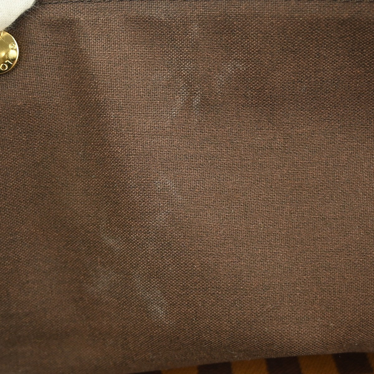 Louis Vuitton Naviglio Handbag Damier Brown Canvas Shoulder Bag Bag (Pre-Owned)