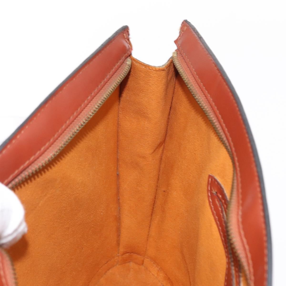 Louis Vuitton Saint Jacques Handbag Epi Leather Brown Leather Handbag (Pre-Owned)