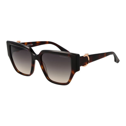 Trussardi Brown Acetate Women's Sunglasses