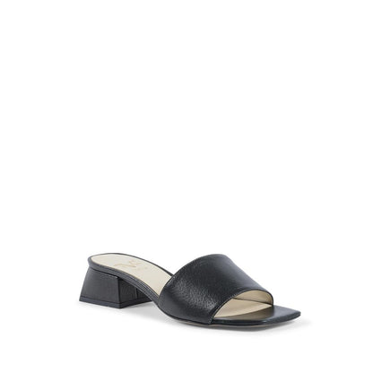 19V69 Italia Green Leather Platform Women's Sandals