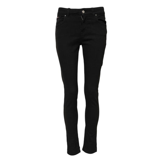 Dolce & Gabbana Black Cotton Skinny Women's Jeans