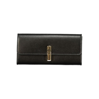 Furla Nero Leather Woman Women's Wallet