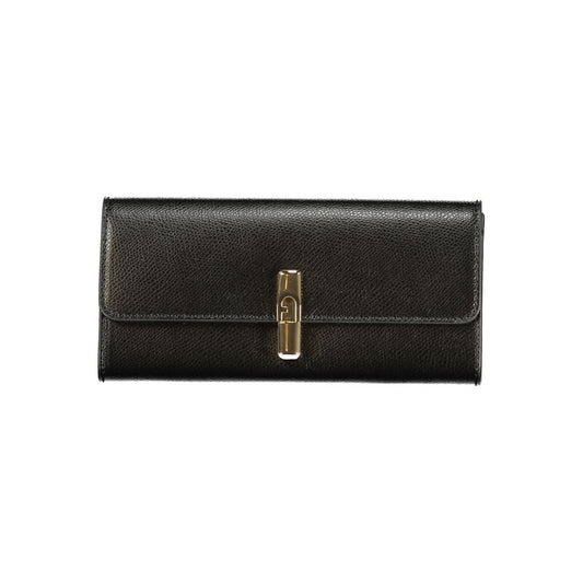 Furla Nero Leather Woman Women's Wallet