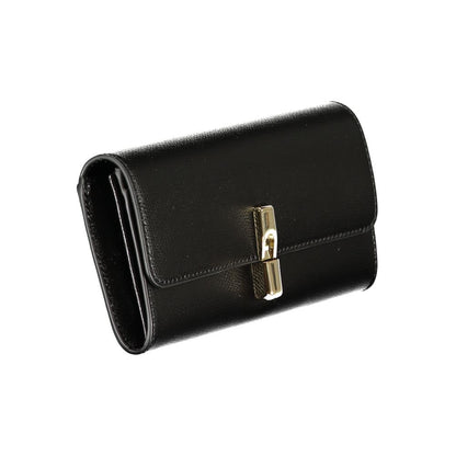 Furla Nero Leather Woman Women's Wallet